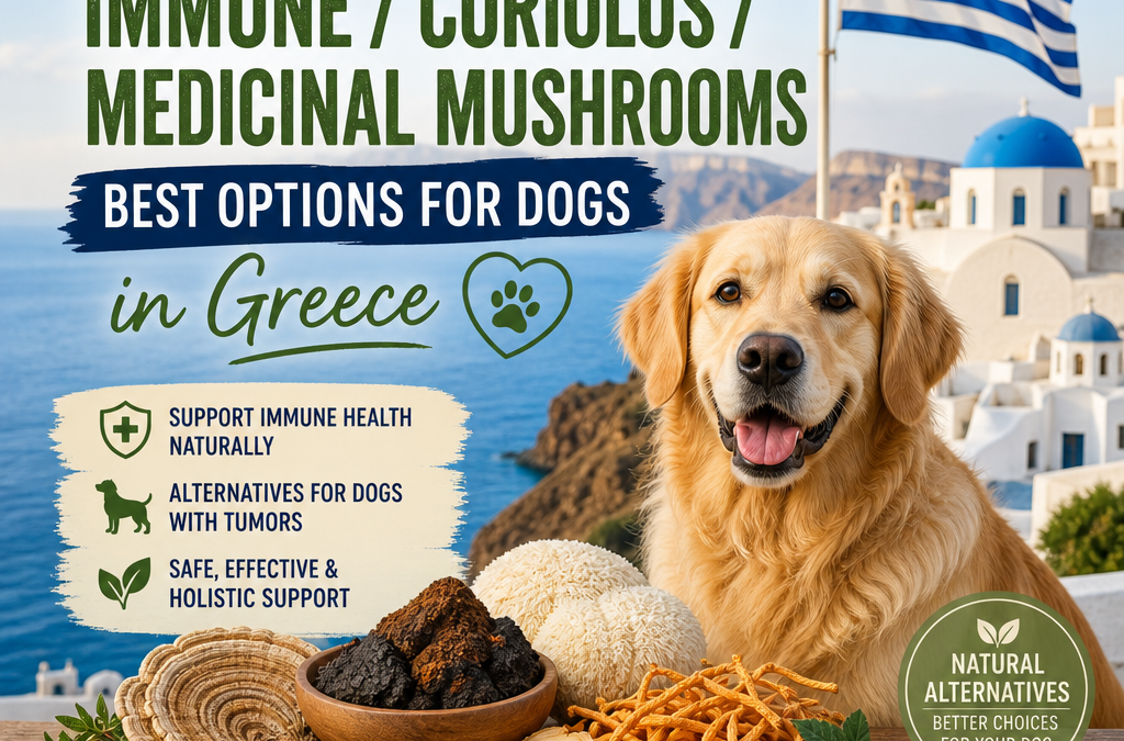 Alternatives to Immune / Coriolus / medicinal mushrooms: 7 Best Options for Dogs in Greece