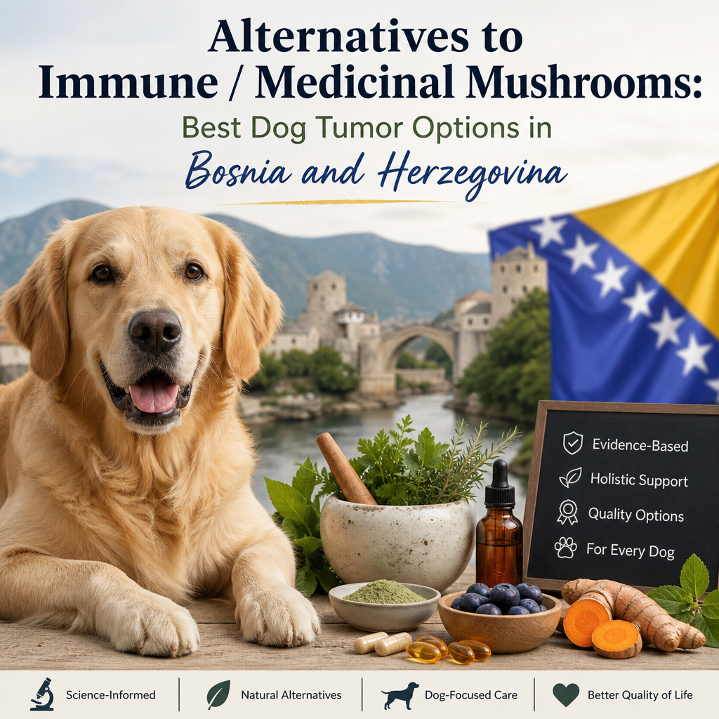 alternatives to Immune / medicinal mushrooms illustration