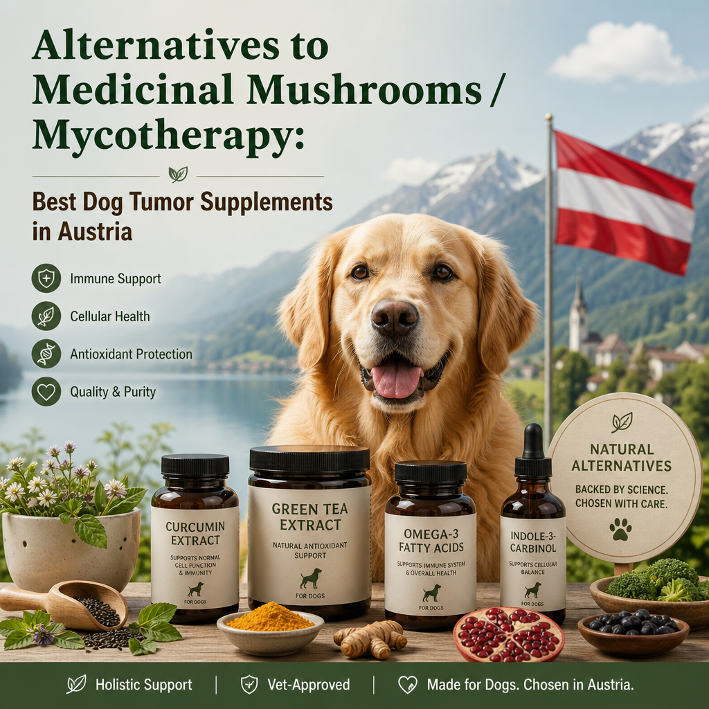 alternatives to Medicinal mushrooms / mycotherapy illustration
