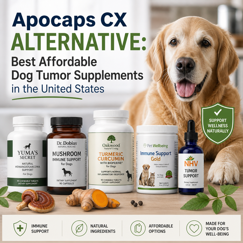 Apocaps CX Alternative: 7 Best Affordable Dog Tumor Supplements in the United States 4 Apocaps CX alternative illustration