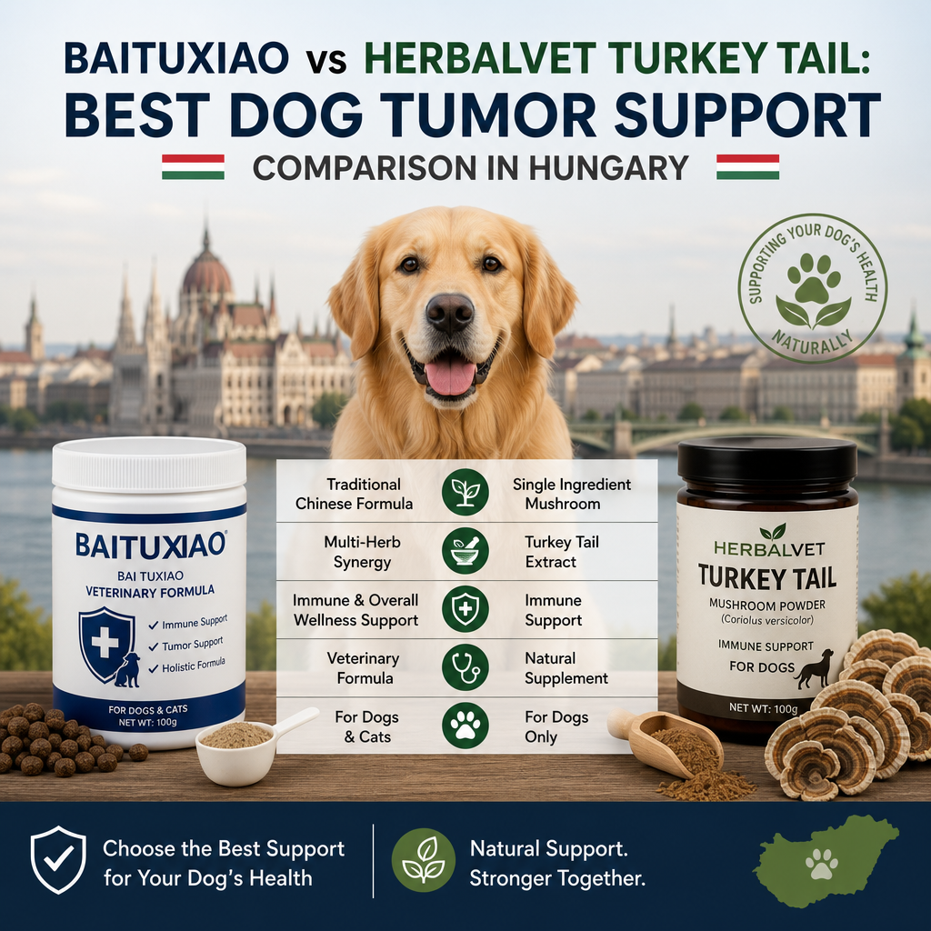 Baituxiao vs HerbalVet Turkey Tail illustration