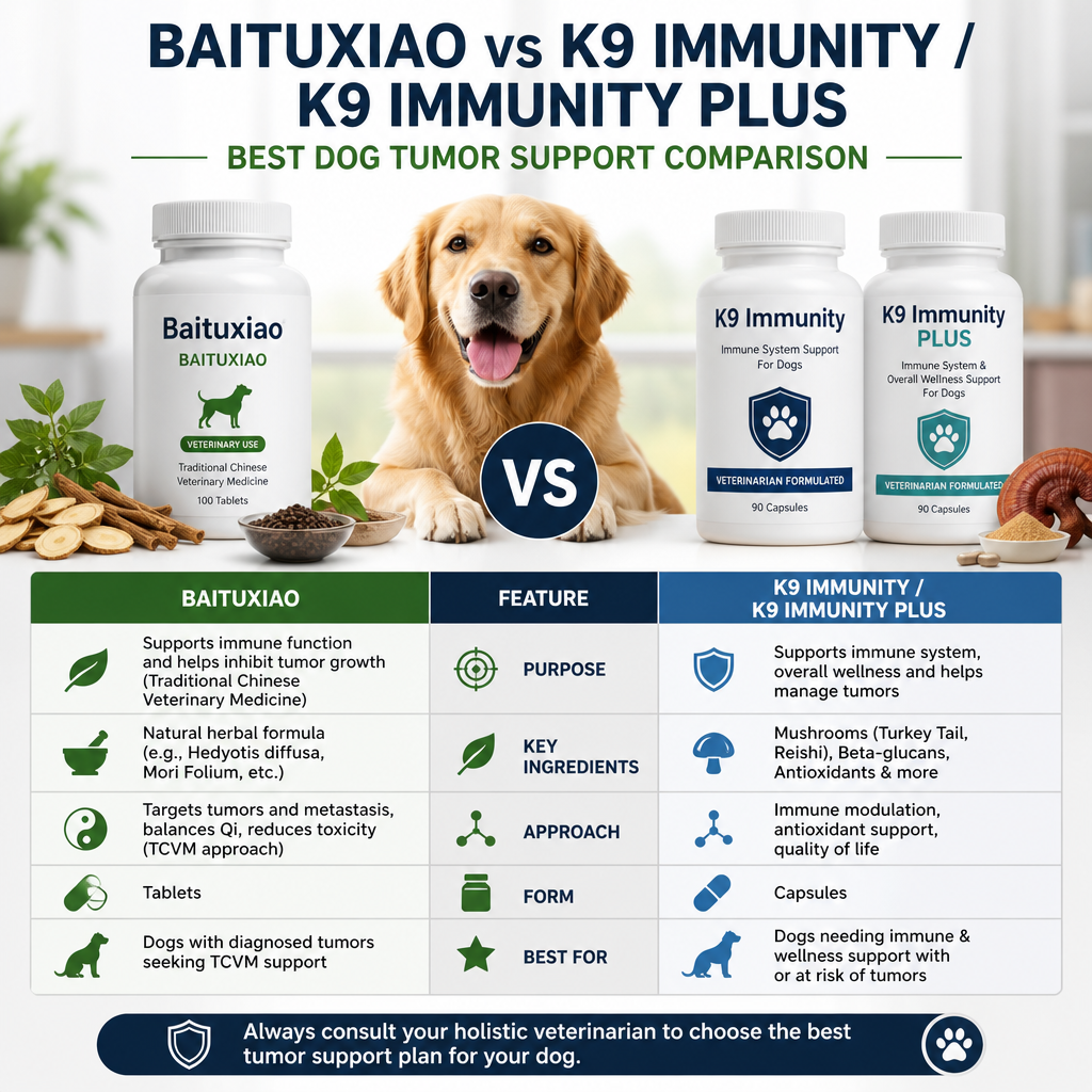 Baituxiao vs K9 Immunity / K9 Immunity Plus illustration