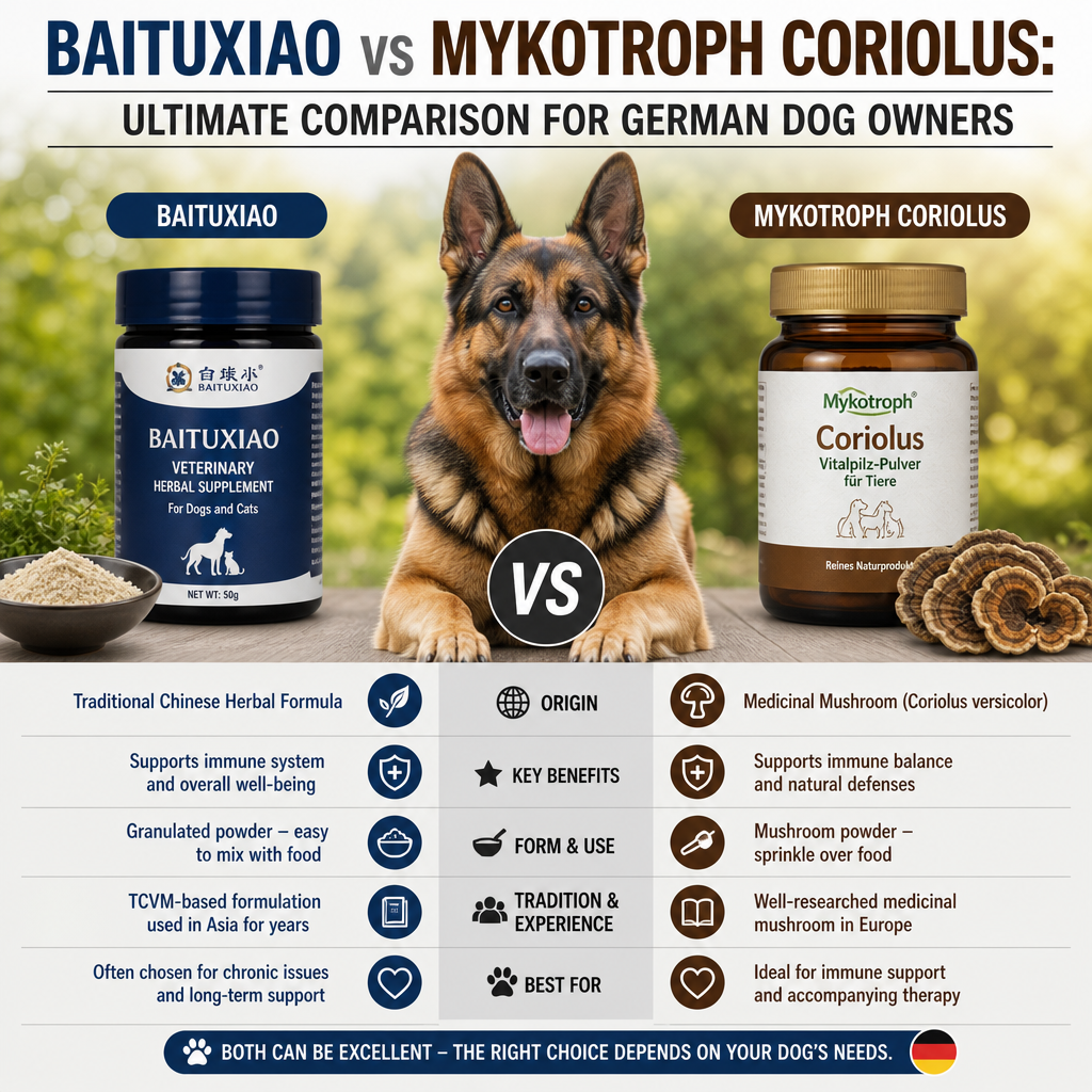 Baituxiao vs Mykotroph Coriolus: 7 Powerful Differences German Dog Owners Should Compare 4 Baituxiao vs Mykotroph Coriolus illustration