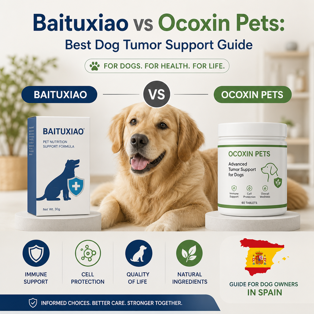 Baituxiao vs Ocoxin Pets: 5 Best Dog Tumor Support Guide for Spain 6 BaituxiaoとOcoxin Petsのイラスト
