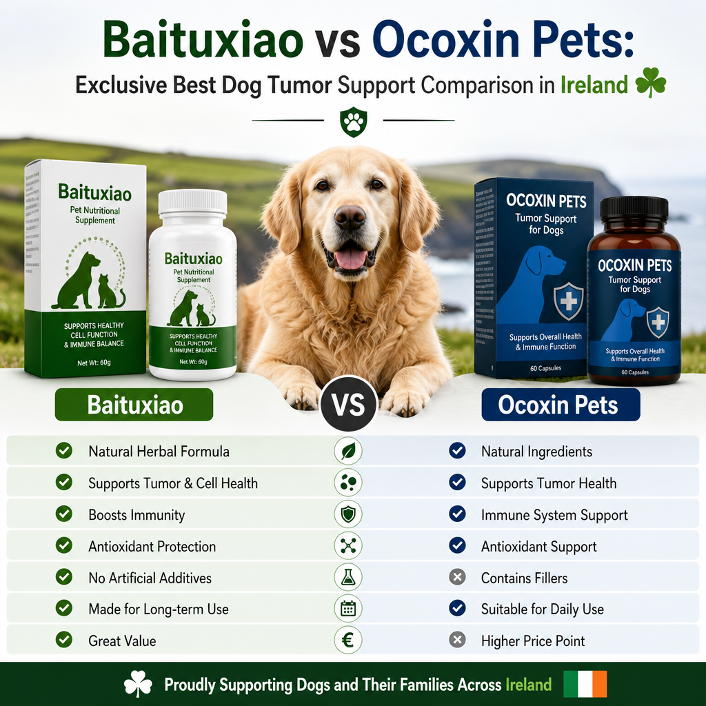 Baituxiao vs Ocoxin Pets: 7 Best Dog Tumor Support Factors in Ireland 4 Illustration de Baituxiao vs Ocoxin Pets