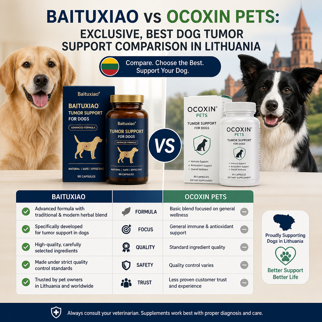 Baituxiao vs Ocoxin Pets: 5 Best Dog Tumor Support Factors in Lithuania 2 Illustration de Baituxiao vs Ocoxin Pets