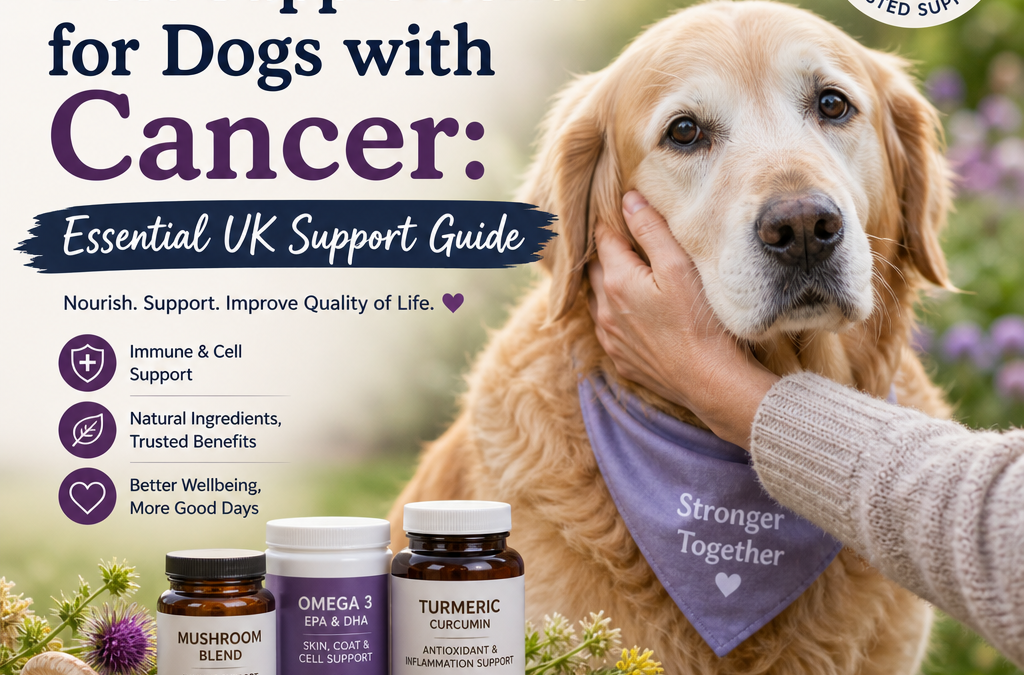 Illustration of Best Supplements for Dogs with Cancer: Essential UK Support Guide