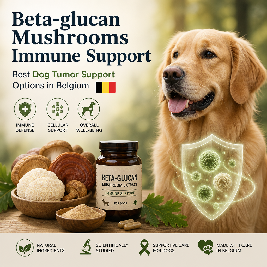 Beta-glucan / mushrooms / immune: 5 Best Dog Tumor Support Options in Belgium 4 Beta-glucan / mushrooms / immune illustration