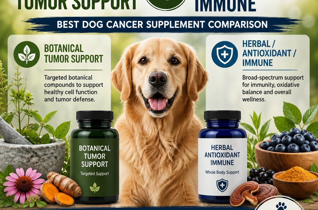 Botanical Tumor Support vs Herbal / Antioxidant / Immune: 7 Smart, Positive Differences for Dog Owners