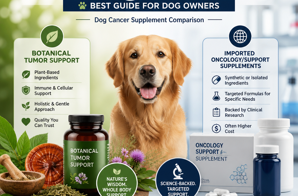Suporte a Tumores Botânicos vs Suplementos Oncológicos/De Suporte Importados: 7 Melhores Guias para Proprietários de Cães