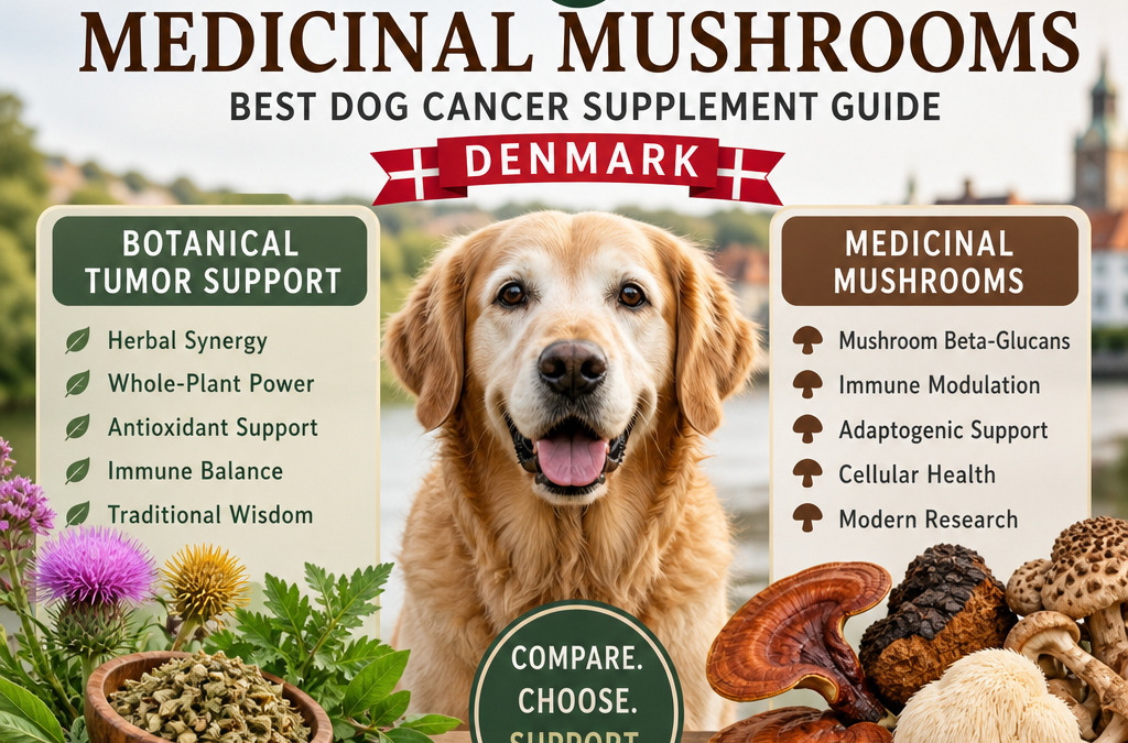 Botanical Tumor Support vs Medicinal Mushrooms: 7 Best Dog Cancer Supplement Options in Denmark