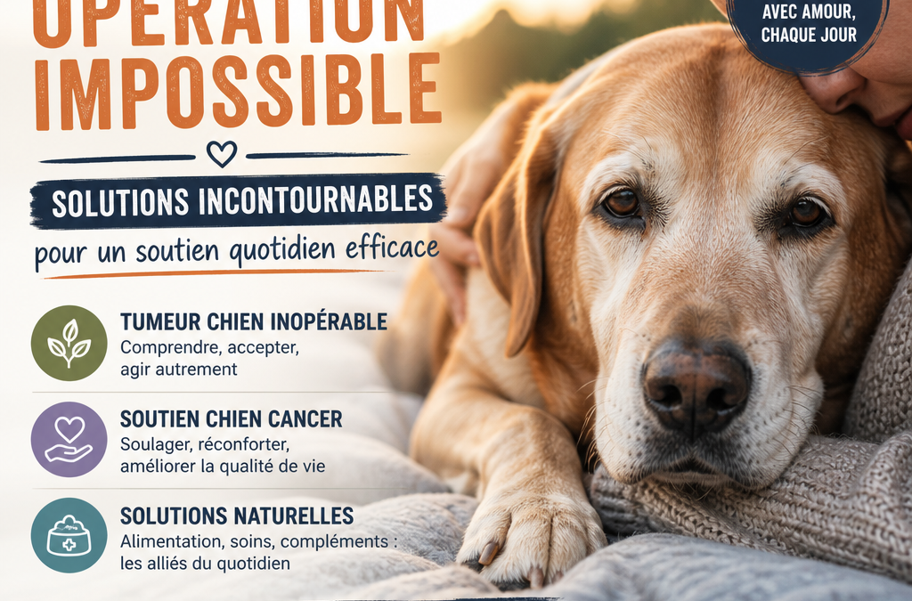Cancer chien opération impossible : 7 solutions puissantes et rassurantes pour un soutien quotidien