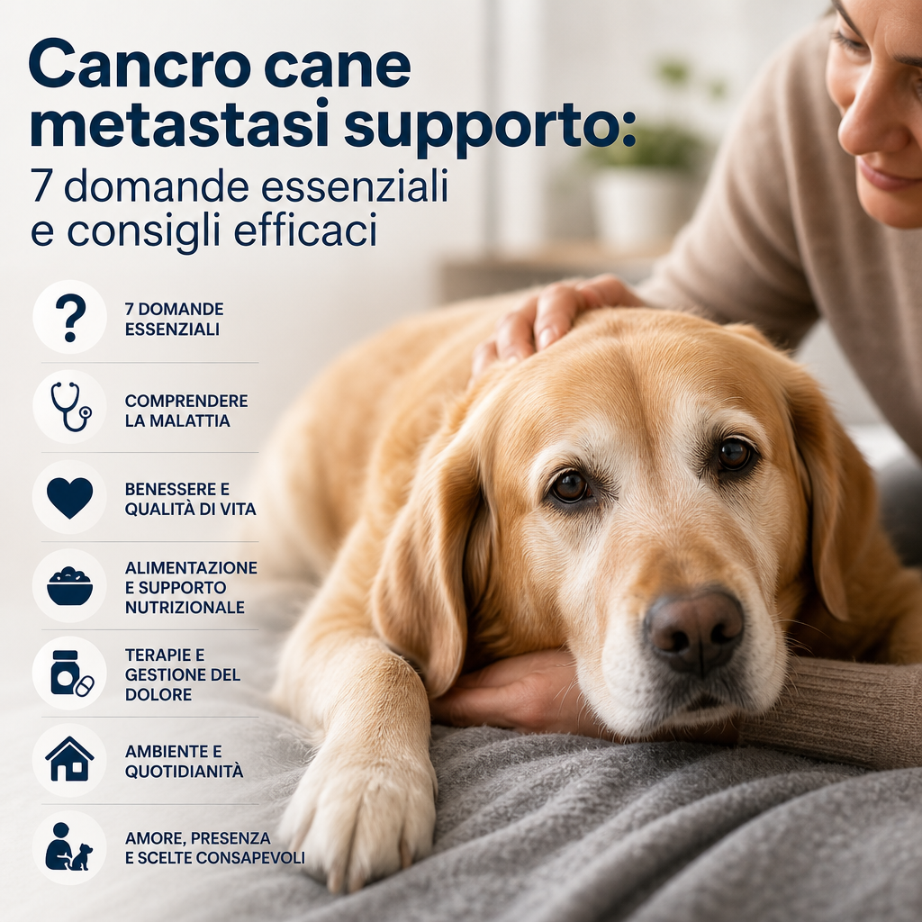 cancro cane metastasi supporto illustration