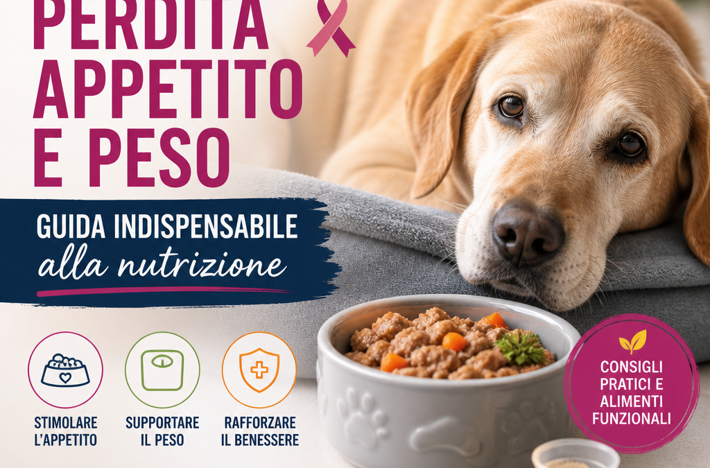 Cane cancro perdita appetito: 7 consigli utili, pratici e rassicuranti per nutrirlo meglio