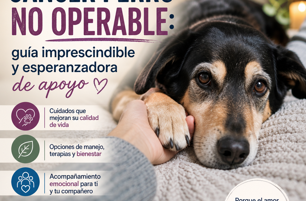Cáncer perro no operable: 7 claves imprescindibles, esperanzadoras y positivas de apoyo