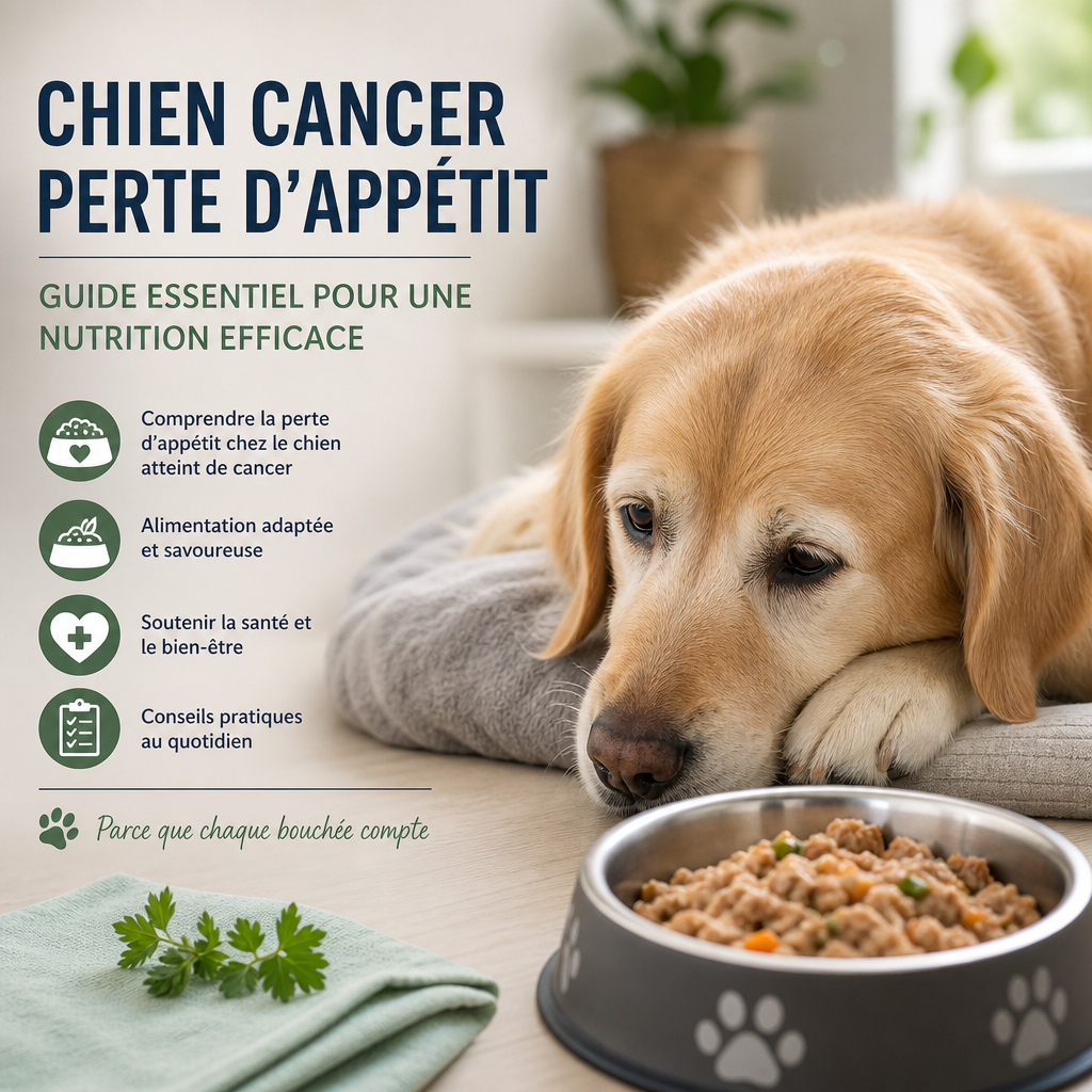 Chien cancer perte appétit : 7 conseils puissants pour une nutrition efficace et rassurante 1 chien cancer perte appétit illustration