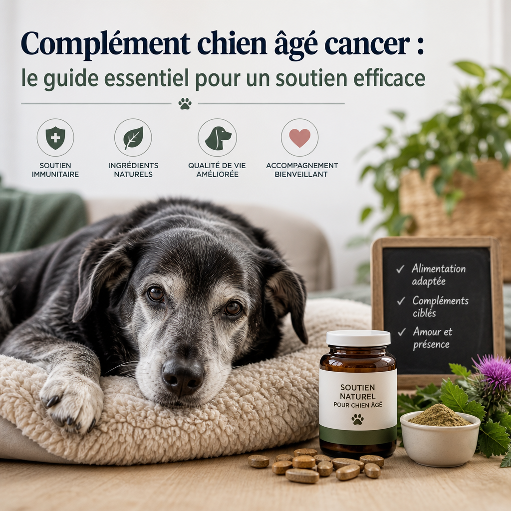 Complément chien âgé cancer : 7 conseils puissants pour un soutien efficace 3 complément chien âgé cancer illustration