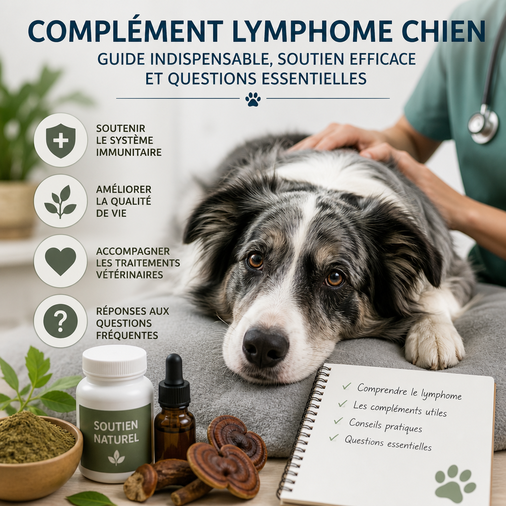 complément lymphome chien illustration