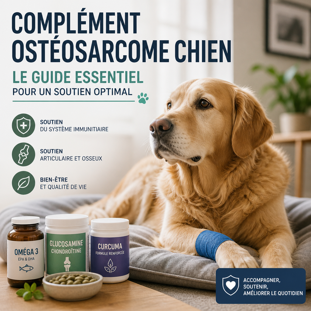 complément ostéosarcome chien illustration
