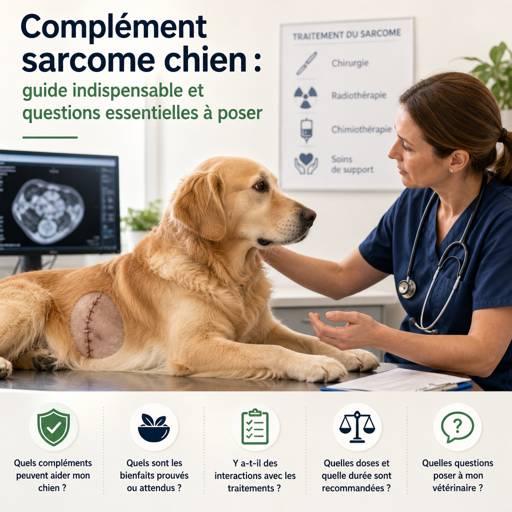 complément sarcome chien illustration