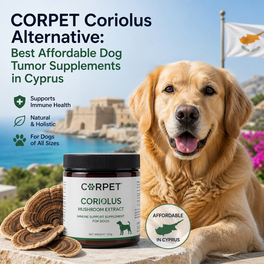 CORPET Coriolus alternative: 7 Best Affordable Dog Tumor Supplements in Cyprus 5 CORPET Coriolus alternative illustration