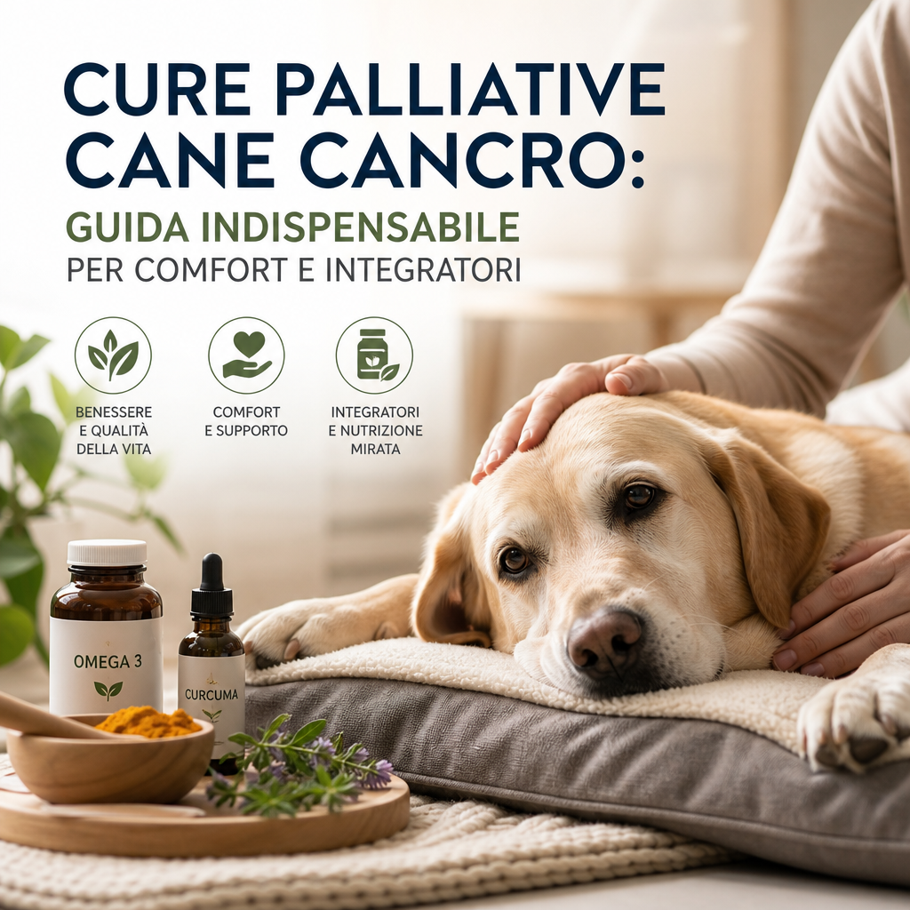 Cure palliative cane cancro: 7 consigli utili per comfort e integratori sicuri 1 cure palliative cane cancro illustration