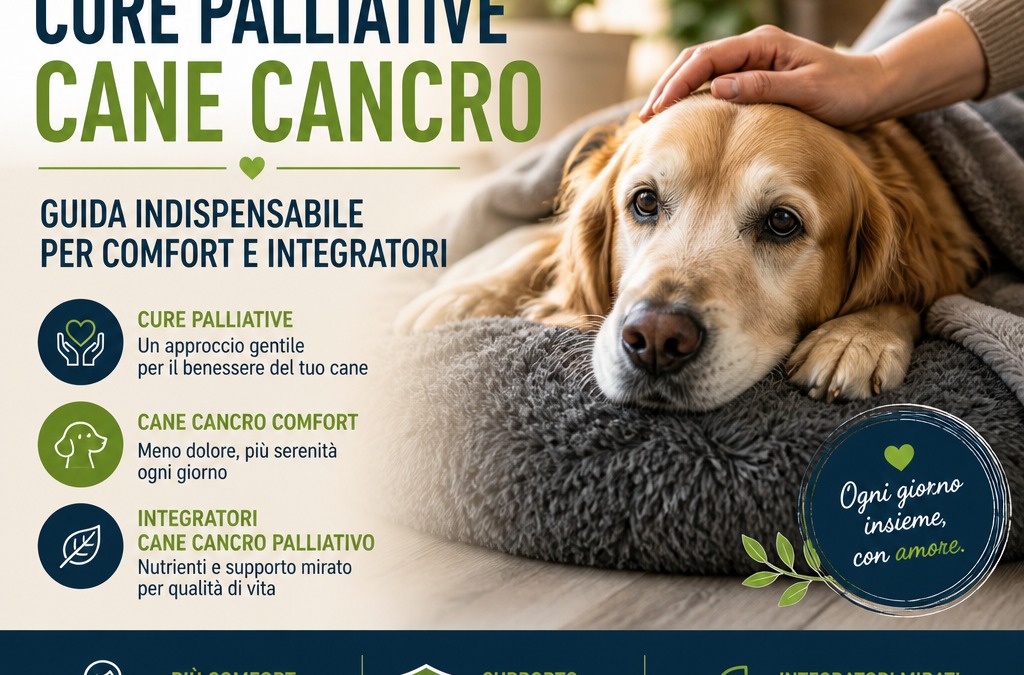 Cure palliative cane cancro: 7 consigli utili per comfort e integratori sicuri