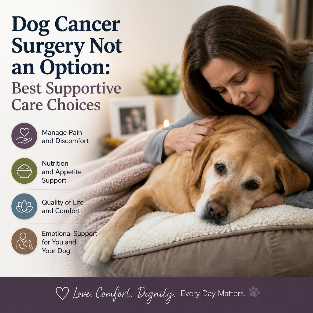 dog cancer surgery not an option illustration