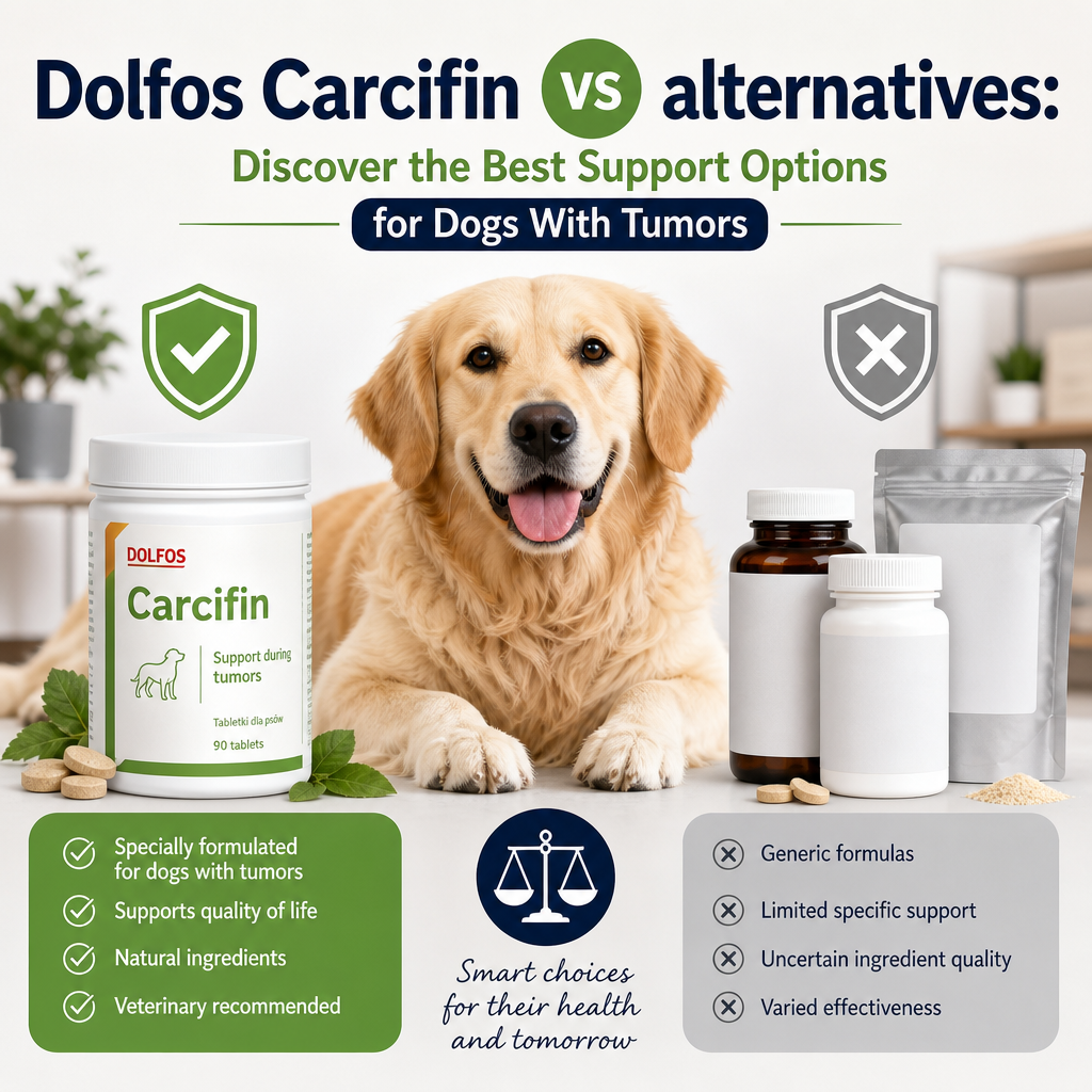 Dolfos Carcifin vs alternatives: 7 Best Support Options for Dogs With Tumors 5 Dolfos Carcifin vs alternatives illustration