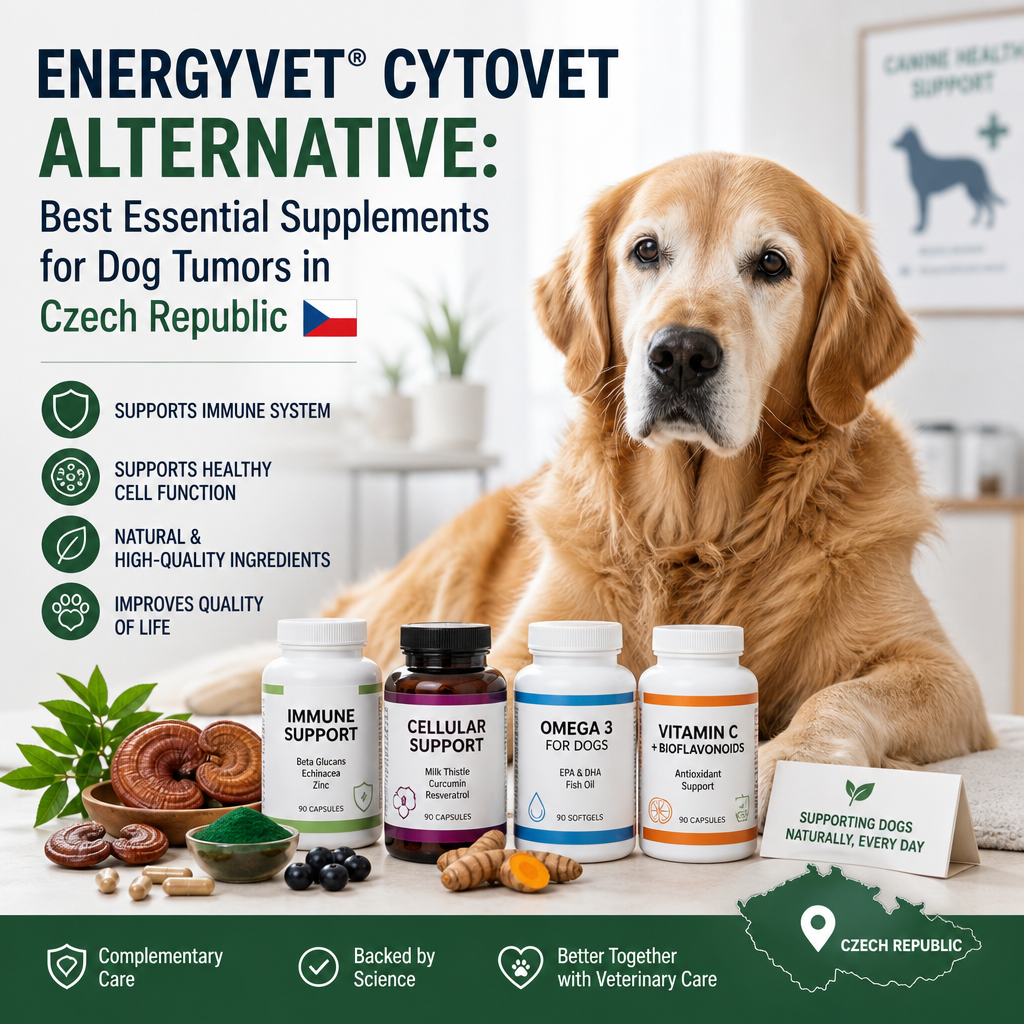 Energyvet Cytovet alternative: 5 Best Essential Supplements for Dog Tumors in Czech Republic 1 Energyvet Cytovet alternative illustration