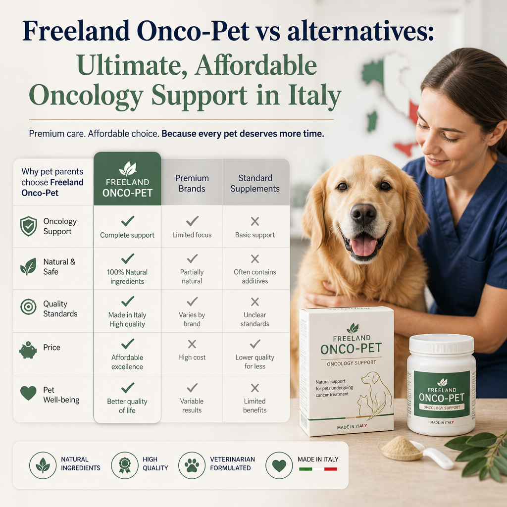 Freeland Onco-Pet vs alternatives: 7 Smart, Affordable Oncology Support Options in Italy 2 Freeland Onco-Pet vs alternatives illustration