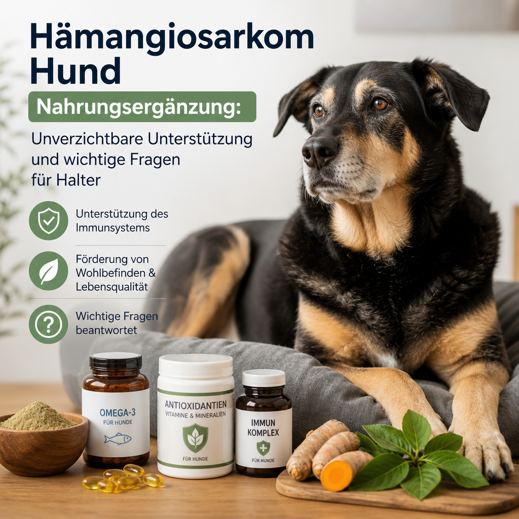 Hämangiosarkom Hund suplementação: 7 importantes e esperançadoras perguntas para tutores 1 Ilustração de Hämangiosarkom Hund suplementação