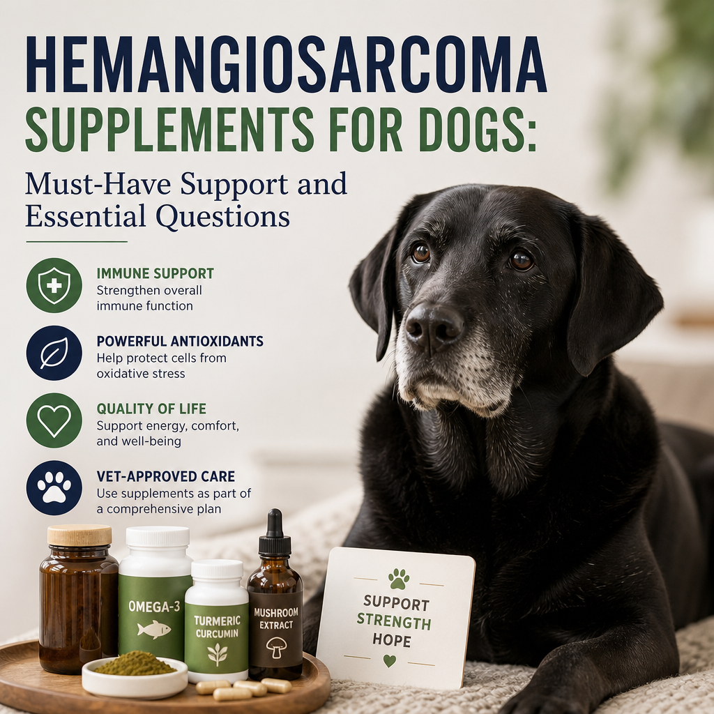 Hemangiosarcoma Supplements for Dogs: 7 Must-Ask Important Questions 4 ilustração de suplementos de hemangiosarcoma para cães