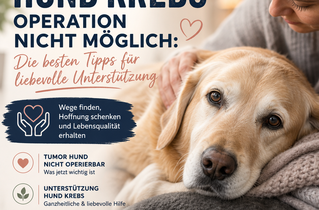 Hund Krebs Operation nicht möglich: 7 starke, positive Tipps für liebevolle Unterstützung