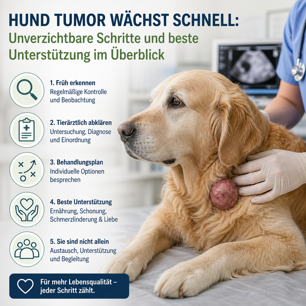 Hund Tumor wächst schnell: 7 schnelle, wichtige Schritte für eine bessere Entscheidung 1 Hund Tumor wächst schnell illustration