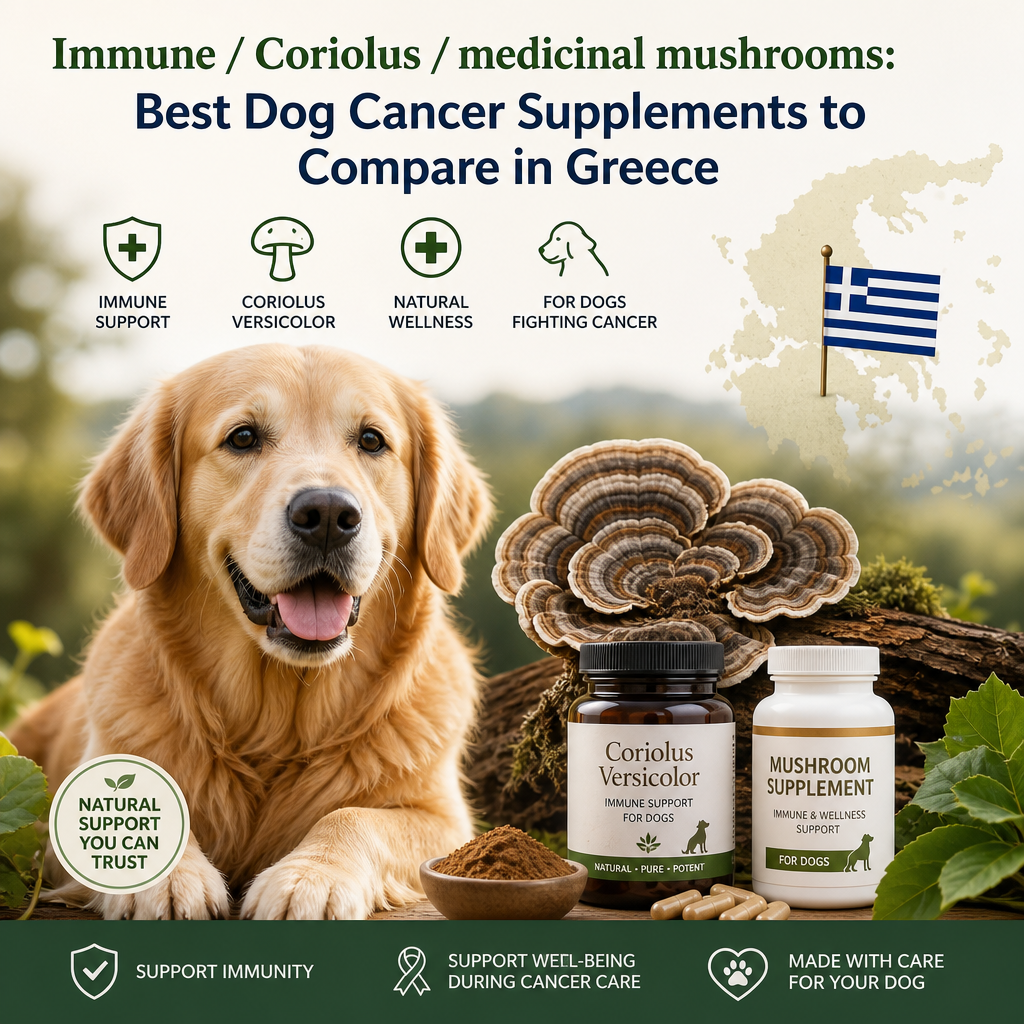 Immune / Coriolus / medicinal mushrooms illustration