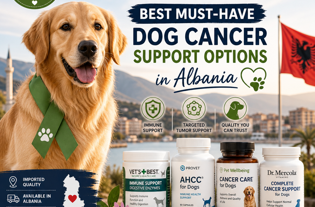 Suplementos importados: 7 melhores opções indispensáveis de suporte ao câncer em cães na Albânia