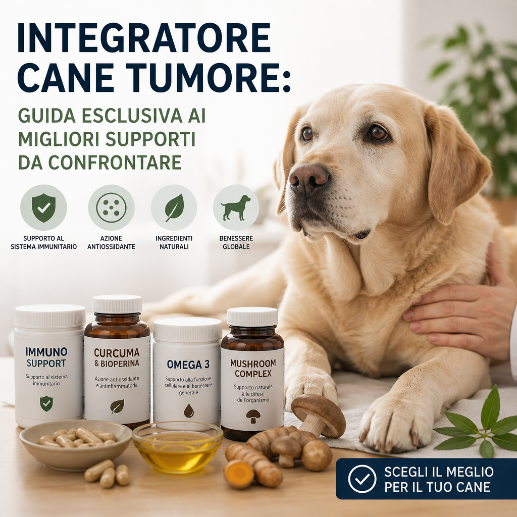 integratore cane tumore illustration
