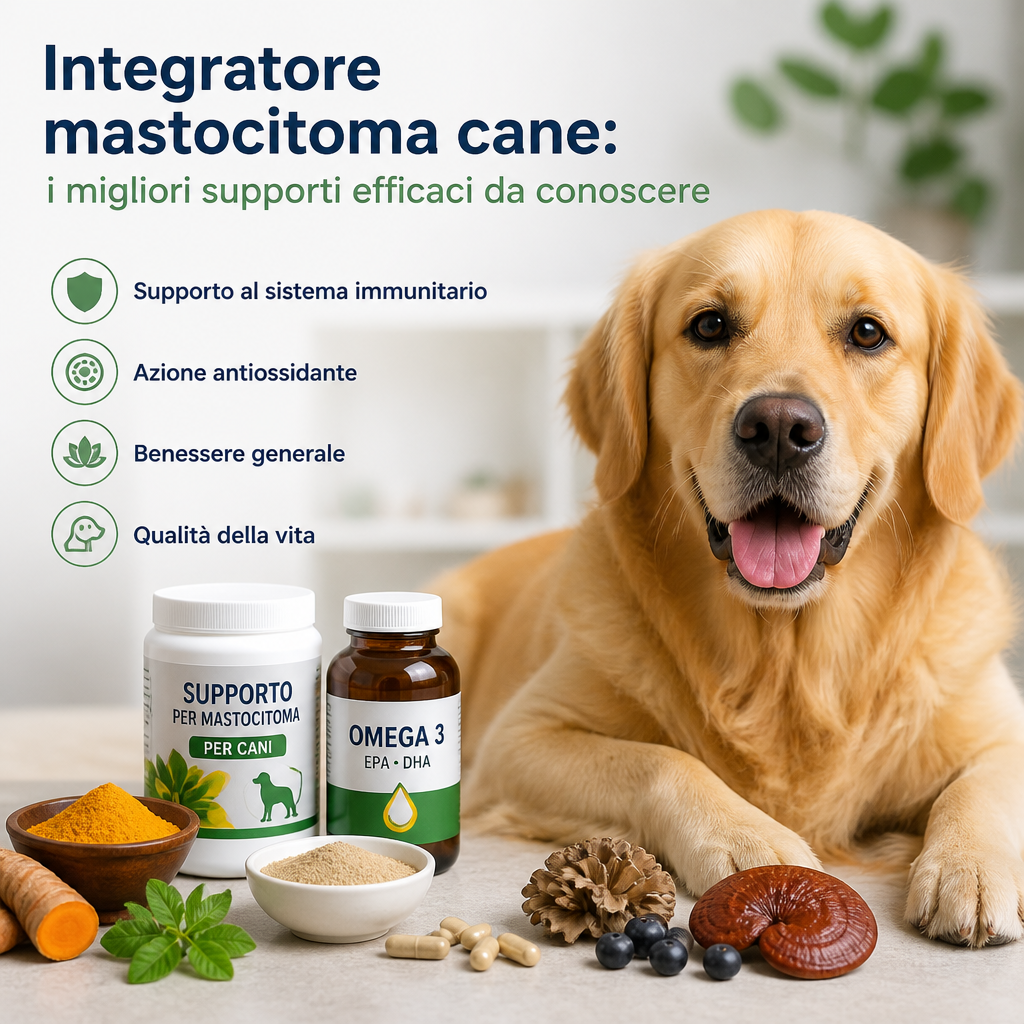 integratore mastocitoma cane illustration