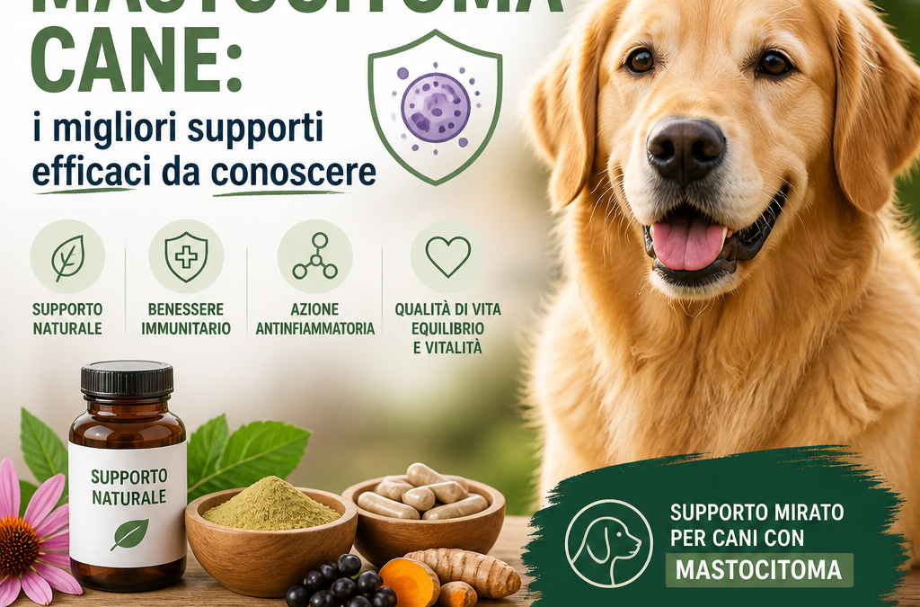 Integratore mastocitoma cane: 5 supporti efficaci e sicuri da conoscere con fiducia