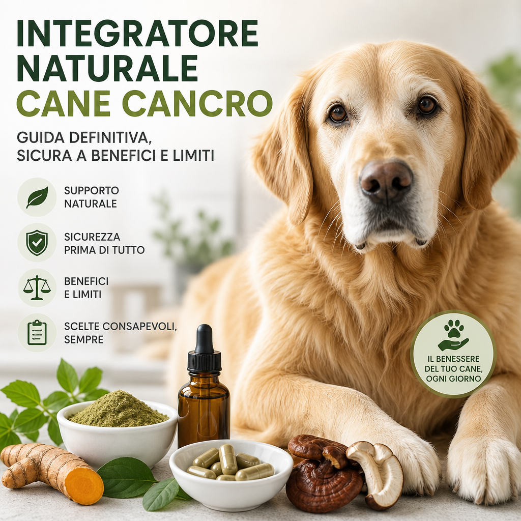 Suplemento natural para cão com câncer: 7 dicas úteis, seguras e realmente positivas 1 ilustração de suplemento natural para cão com câncer