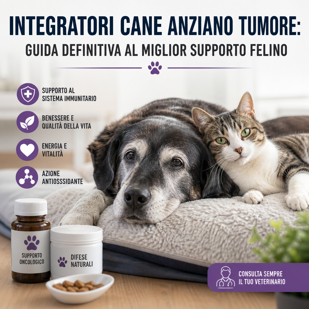 Integratori cane anziano tumore: 7 consigli utili, sicuri e positivi 2 integratori cane anziano tumore illustration