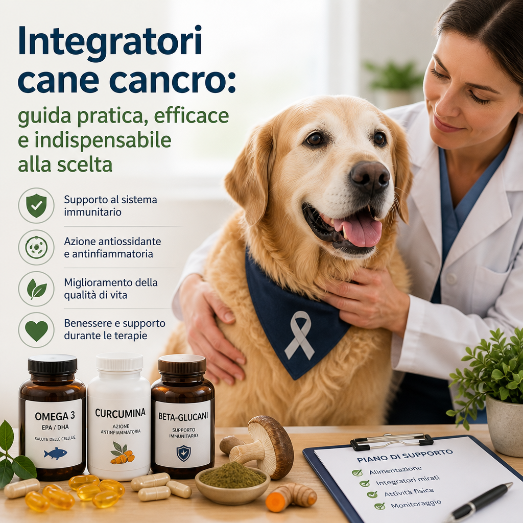 integratori cane cancro illustration