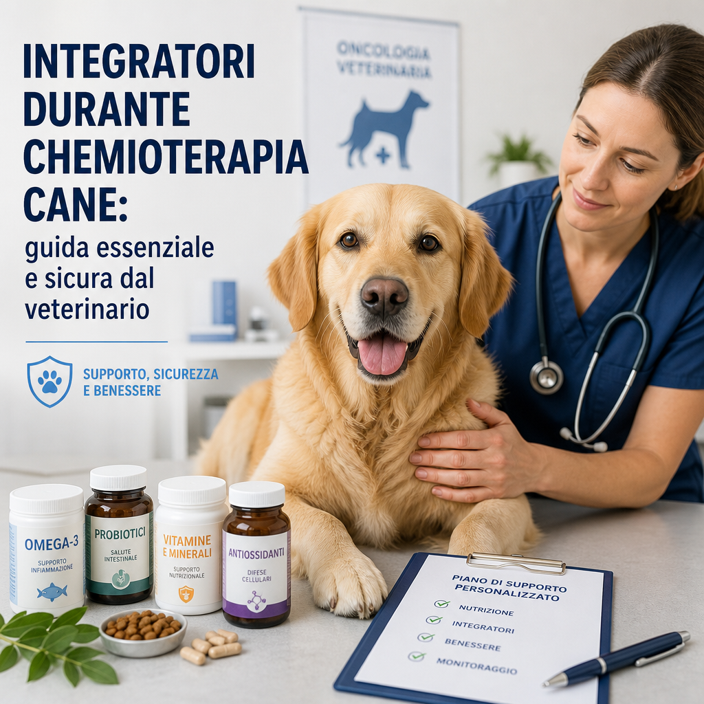 Integratori cane chemioterapia: 7 consigli utili, sicuri e positivi da chiedere al veterinario 1 integratori cane chemioterapia illustration