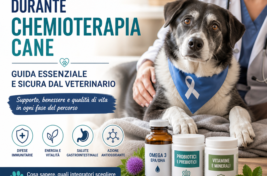 integratori cane chemioterapia illustration for Integratori durante chemioterapia cane: guida essenziale e sicura dal veterin