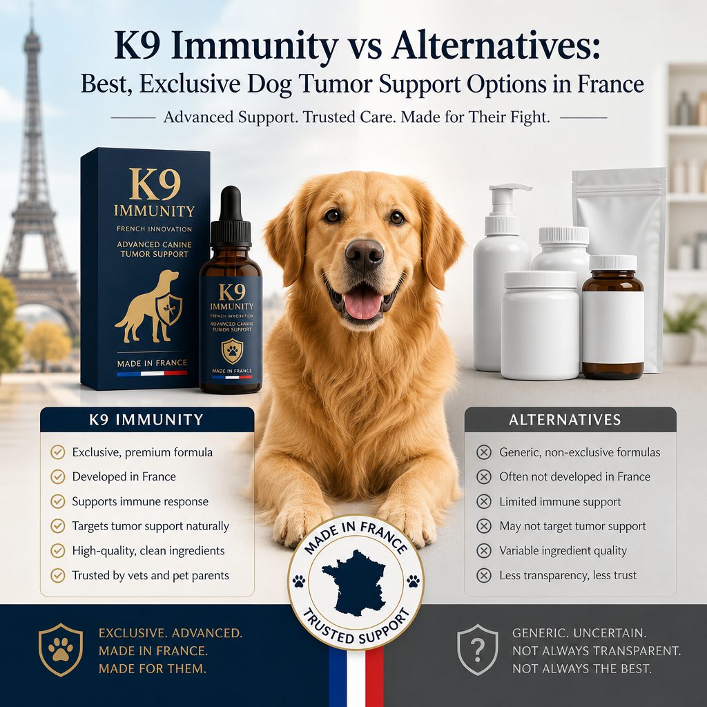 K9 Immunity vs Alternatives: 7 Smart Dog Tumor Support Options in France 3 K9 Immunity vs alternatives illustration