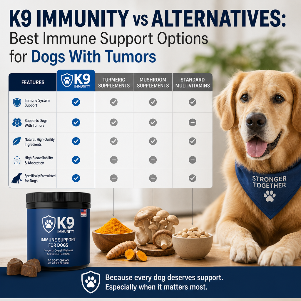 K9 Immunity vs alternatives illustration
