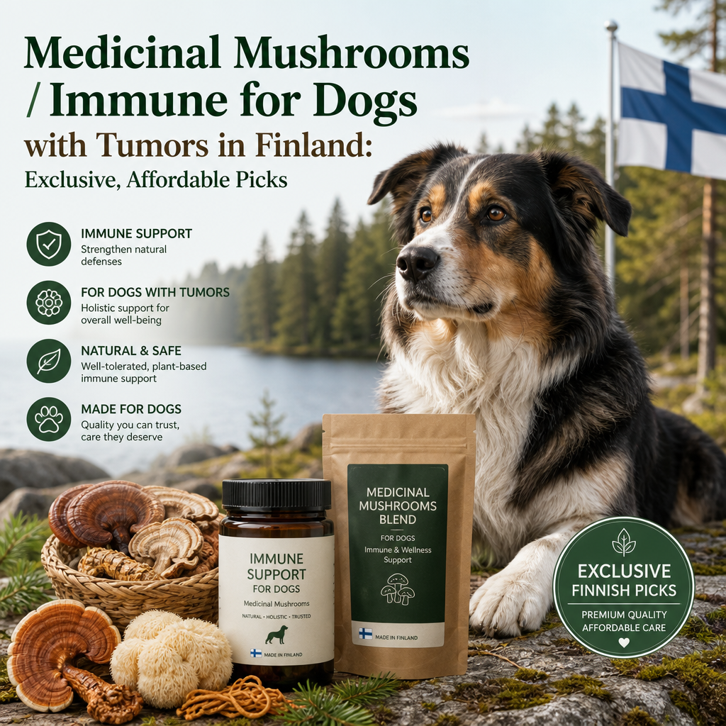 Medicinal mushrooms / immune illustration