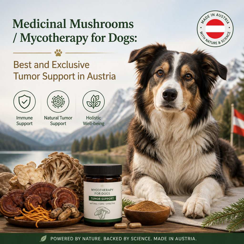 Medicinal mushrooms / mycotherapy for Dogs: 5 Smart Tumor Support Tips in Austria 2 Medicinal mushrooms / mycotherapy illustration