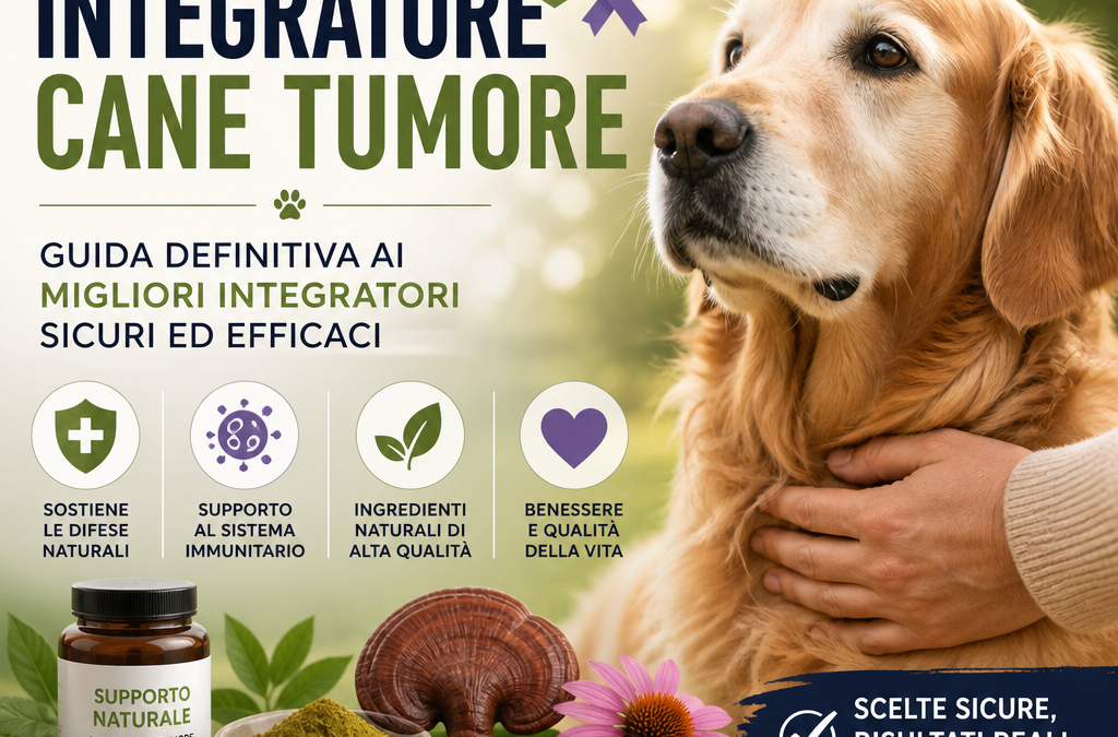 Miglior integratore cane tumore: 7 scelte davvero utili da valutare con attenzione